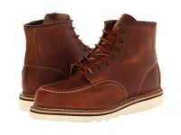 Discounted Red Wing Heritage Comfort Boots for Men - 6 Moc Toe - Copper Rough & Tough On Sale
